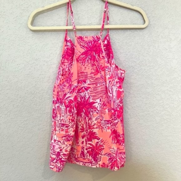 Lilly Pulitzer Silk Tank Top in Rule Breakers - Picture 7 of 7